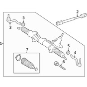 Mercedes Steering Shaft - Genuine Mercedes 2534620000