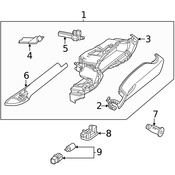 Mercedes Dome Light Bulb - Genuine Mercedes 2218250382