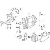 Mercedes Suspension Self-Leveling Unit Accumulator -  Genuine Mercedes 2123200115