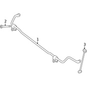 Mercedes Suspension Stabilizer Bar - Genuine Mercedes 2123260765