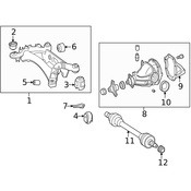 Mercedes CV Axle Assembly - Genuine Mercedes 2123508111