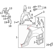 Mercedes Fuel Filler Housing Drain Hose - Genuine Mercedes 2106390194