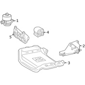 Mercedes Engine Mount - Genuine Mercedes 2222405117