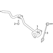 Mercedes Suspension Stabilizer Bar -  Genuine Mercedes 2223231365
