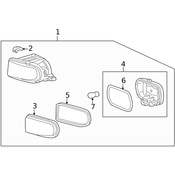 Mercedes Fog Light Gasket - Genuine Mercedes 2108260291
