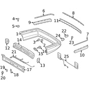 Mercedes Bumper Trim - Genuine Mercedes 21088530219999