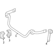 Mercedes Suspension Stabilizer Bar -  Genuine Mercedes 211323576564