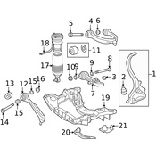 Mercedes Steering Knuckle - Genuine Mercedes 2113306620