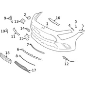 Mercedes Tow Eye Cap - Genuine Mercedes 257885540364