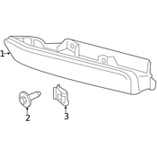 Mercedes Daytime Running Light - Genuine Mercedes 212820505964