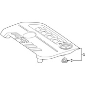 Mercedes Engine Cover - Genuine Mercedes 2600100000