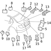 Mercedes Door Control Module - Genuine Mercedes 2129001327