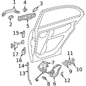 Mercedes Door Edge Guard - Genuine Mercedes 21172306249051