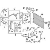 Mercedes Intercooler Elbow - Genuine Mercedes 2640980000