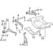 Mercedes Suspension Subframe Crossmember -  Genuine Mercedes 2226200387