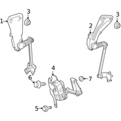 Mercedes Headlight Level Sensor - Genuine Mercedes 2129050103