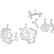 Mercedes Engine Water Pump Clamp - Genuine Mercedes 2642031800