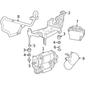 Mercedes Suspension Self-Leveling Unit Accumulator -  Genuine Mercedes 2133200015
