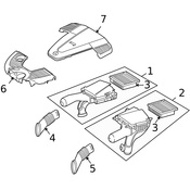 Mercedes Engine Cover - Genuine Mercedes 2750100367