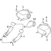 Mercedes Intercooler - Genuine Mercedes 2750901814