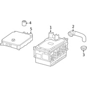 Mercedes Battery Vent Tube - Genuine Mercedes 2233400600