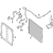 Mercedes Engine Water Pump Clamp - Genuine Mercedes 2136222900