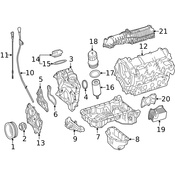 Mercedes Engine Timing Cover - Genuine Mercedes 2760150300