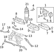 Mercedes Suspension Control Arm Cover - Genuine Mercedes 2303520188