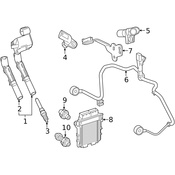 Mercedes Engine Control Module Bracket - Genuine Mercedes 2761593441
