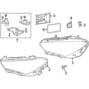 Mercedes Headlight Control Module - Genuine Mercedes 2139008139