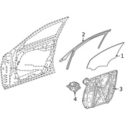 Mercedes Window Motor - Genuine Mercedes 2139069901