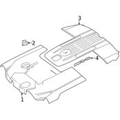 Mercedes Engine Cover - Genuine Mercedes 2790103400