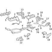 Mercedes Exhaust Heat Shield - Genuine Mercedes 2306820371