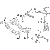 Mercedes Suspension Control Arm -  Genuine Mercedes 2903304500