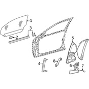 Mercedes Power Window Motor - Genuine Mercedes 2308200942