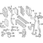 Mercedes Engine Coolant Pipe - Genuine Mercedes 2905014400
