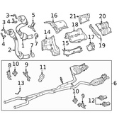 Mercedes Exhaust Control Valve Actuator - Genuine Mercedes 2909064000