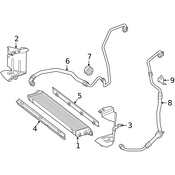 Mercedes Engine Oil Cooler Seal - Genuine Mercedes 2175050286