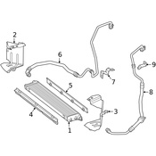 Mercedes Engine Oil Cooler Bracket - Genuine Mercedes 2315002800