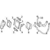 Mercedes Radiator Support Air Duct - Genuine Mercedes 2175050430