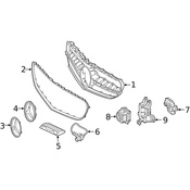 Mercedes Grille - Genuine Mercedes 21788027017F24