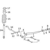 Mercedes Suspension Control Arm - Genuine Mercedes 4603300111