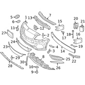Mercedes Grille - Genuine Mercedes 2428850322