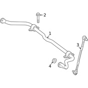 Mercedes Suspension Stabilizer Bar -  Genuine Mercedes 2463203511