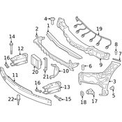 Mercedes Bumper Guide - Genuine Mercedes 2188853665