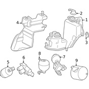 Mercedes Power Steering Reservoir - Genuine Mercedes 2203200314