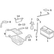 Mercedes Battery Box - Genuine Mercedes 4636101002