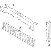 Mercedes Radiator Support Tie Bar - Genuine Mercedes 4636200086