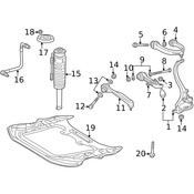 Mercedes Steering Knuckle - Genuine Mercedes 2203304120