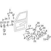 Mercedes Door Latch Assembly - Genuine Mercedes 4637200135